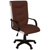 Resim Türksit Efe Makam Koltuk Kahve-beyaz 