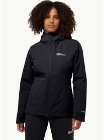 Resim Jack Wolfskin Wisper Su Geçirmez Kadın Mont-a61893 Siyah 