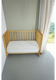 Resim Buddy 70x130x10 Cm Ortopedik Sünger Bebek Ve Çocuk Yatağı Lüx Park Yatak Anne Yanı 