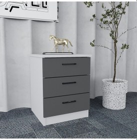 Resim Padova 5'li Ofis Takımı Model 3 Beyaz Füme 