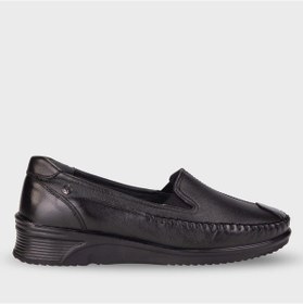 Resim Forelli 48002-g Amelıa Siyah Kadın Hakiki Deri Ayakkabı 