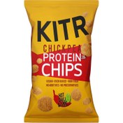 Resim KITR Acı Biberli ve Lime Çeşnili Yüksek Proteinli Nohut Cipsi 50g 