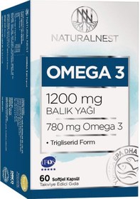 Resim Naturalnest Omega 3 60 Kapsül 