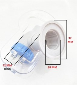 Resim Awox Uyumlu Su Sebili Musluğu Soğuk Mavi Ithal Kısa - 551842065 