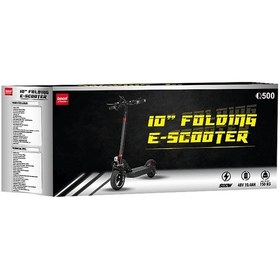 Resim Bood Kickscooter Q500 Elektrikli Scooter Siyah 