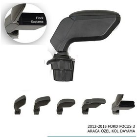 Resim FORD FOCUS 3 ARACA ÖZEL KOL DAYAMA SİYAH 2012-2015 