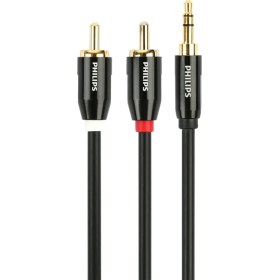 Resim Philips SWR2121C/93 3.5mm Premium Stereo Erkek / Rca Erkek Ses Kablosu - 2n 