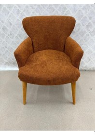 Resim Venqm Teki Berjer Koltuk Ofis Bekleme Koltuğu Kuaför Taba 