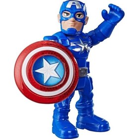 Resim Super Hero Adventures Captain America Mega Mini Figür 