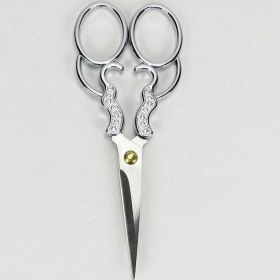 Resim Parti Vitrini Söz ve Nişan Makası Gümüş Renk 