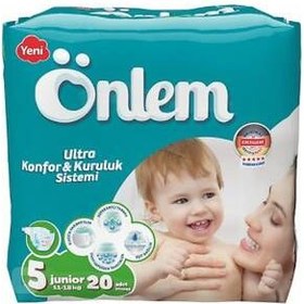 Resim Önlem Bebek Bezi 5 Beden Junior 11-18 kg 20 Adet 
