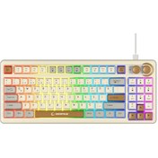 Resim Rampage CYCLONE USB RGB Aydınlatmalı Q Compact Membrane Gaming Oyuncu Klavye 