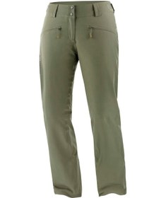 Resim Salomon Salomon Edge W Kadın Kayak Pantolonu Haki 13576 Haki 