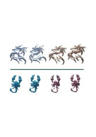 Resim Sevenkardeşler Bisiklet Süs-jant İçin Ejderha-yengeç Paket 2 Ad 