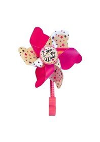 Resim Bisiklet Aksesuar Rüzgar Gülü Wind Model Pembe 