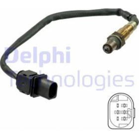 Resim Delphi ES21086-12B1 Oksijen Sensörü Bmw E81 E87 E90 E60 Mini R56 R60 R61 N47 Katalizör Öncesi 13627804369 