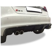 Resim Audi A3 Sd 8P Piona Black S3 Difüzör 2008 - 2013 Sol Çiftli 