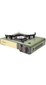 Resim Michelin Nurgaz NG501 Tekli Portatif Kamp Ocak - Haki (Tüp Bağlantılı) 