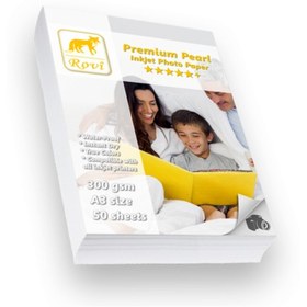 Resim Genel Markalar Rovi Premium Inci Fotoğraf Kağıdı 300gsm 50yp A3 
