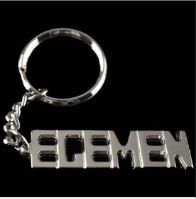 Resim Ilkeshop Egemen İsimli Anahtarlık- Çok Renkli 