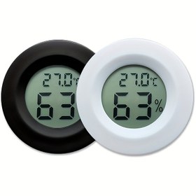 Resim SHAWTY Mini İç Mekan Nem Ölçer - Yüksek Hassasiyetli Çift Sıcaklık ve Nem İzleme Cihazı, Kolay Okunabilir LCD Ekran, Ev, Kreş ve Evcil Hayvan Yaşam Alanı için Taşınabilir Pil ile Çalışan Tasarım, Kırılma Direnci ABS Plastik, Ofis ve Okuma için İdeal, Evcil Hayvan Yaşam Alanı İzleme Cihazı | Modern Nem Ölçer | Dayanıklı Plastik 