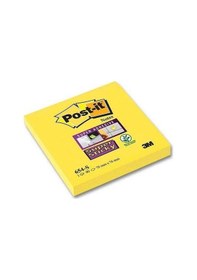 Resim Post-it Super Sticky 90 Yaprak Not Sarı 76x76 Mm 654-s 