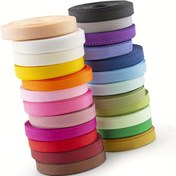 Resim 5 Yarda 10mm Grosgrain Kurdele DIY El İşleri, Düğün Dekoru, Hediye Paketleme ve Pasta Süsleme için - Karışık Renkler (Beyaz, Bej, Sarı, Turuncu, Kırmızı, Mavi, Yeşil, Mor, Pembe) - Buketler, Parti Süslemeleri ve El Yapımı Projeler için Mükemmel, Pasta Süsleme Kurdelesi | Dokulu Kurdele | Çok Amaçlı Kurdele, Çiçek Buketi için Kurdele, Noel Dekoru 