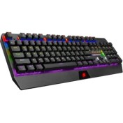 Resim Gamebooster G5R Defender Rainbow Aydınlatmalı Mekanik Oyun Klavyesi 