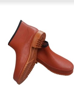 Resim Özva Ulaş Turuncu Krep Bahçe Kısa Lastik Çizme - Turuncu - 43 - ST02264-TURUNCU-43 