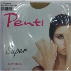 Resim Penti Maxi Süper Ince Mat 2 Adet Ten Rengi Külotlu Çorap Ten Rengi 