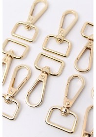 Resim 2 Cm Çanta Askı Kancası 10 Adet Gold 