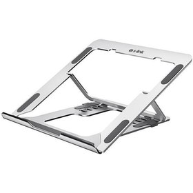 Resim S-link SL-AL11 Gümüş 6 Açılı Katlanabilir Alüminyum Laptop Stand Uyumlu Notebook Boyutu ile Taşınabilir 