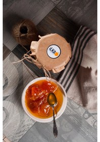Resim Doğal Kayısı Reçeli %70 Meyve Oranı 1000gr Geleneksel Kahvaltılık Reçel İlka Gıda 