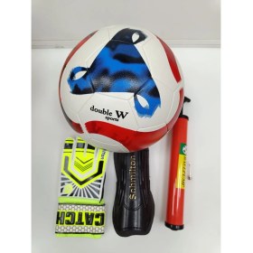 Resim Futbol Seti Futbol Topu Tekmelik Pompa Eldiven Uefa Şampiyonlar Liği Dünya Kupası 