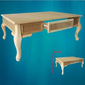 Resim Orta Sehpa Çekmeceli Model Kayın Torna Lükens Aslan Ayak Ve Kapla (396691893) 