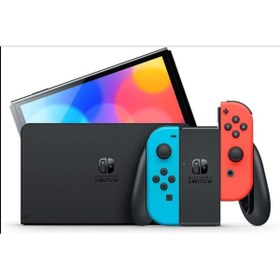 Resim HMO Store Nintendo Switch 64 Gb Konsol Oled Model - Kırmızı/mavi ( İthalatçı Garantili ) 
