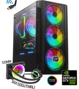 Resim Zeiron Colder X22 Ryzen 5 5500 16gb 512gb M.2 Ssd Gtx1660s Sıvı Soğutmalı Oyuncu Masaüstü Bilgisayar 