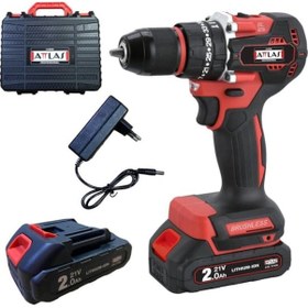 Resim Attlas ATB BLPD 21 V Akülü Kömürsüz Darbeli Matkap 