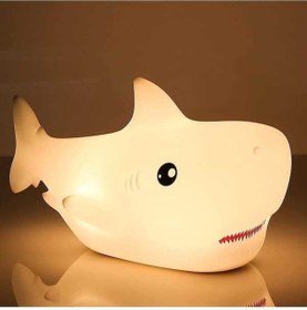 Resim Besthome1 Gece Lambası Köpekbalığı 7 Renk Değiştiren Usb Şarjlı Çocuk Gece Lambası Sevimli Odada Gece Işığı Diğer 