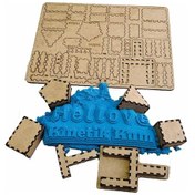 Resim Kreatif Oyun Hamuru Ve Kinetik Kum Kalıbı, Kürek Ve Çekiç Yapım Seti - 42 Parça 