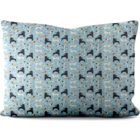 Resim Paradero Köpekli Yastık Kılıfı 