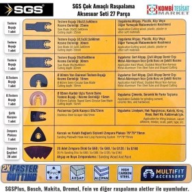 Resim Butik Bfs Sgs 1880 Raspalama Seti 27 Parça 