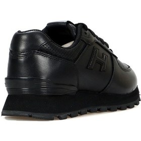 Resim Hammer Jack Hakiki Deri Siyah Kadın Spor Ayakkabı - 545252042 