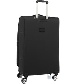 Resim Louisiana Polo Büyük Boy Lüx Kumaş Valiz Siyah 2082 Siyah 