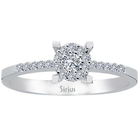 Resim Sirius Pırlanta 0,50 Karat Görünümlü Pırlanta Tektaş Yüzük 