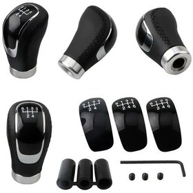 Resim Lumaworld 1 Takım 5-6 Vites Universal Manuel Araç Vites Topuzu 3 Kapaklı 