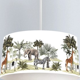 Resim instababyrooms Çocuk Odası Dijital Baskılı Dekoratif Sarkıt Avize Model 1391 