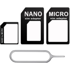 Resim 5038 Nano Micro Mikro Sim Çevirici Dönüştürücü Iğne Adaptör Set 