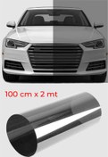 Resim ELİFE TİCARET Cam Filmi Siyah Amerikan Çizilmez Açık Ton 100 Cm X 2 Metre 
