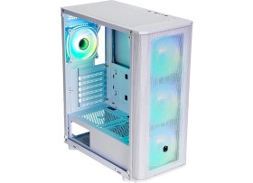 Resim Frisby CM-106 650W 80+ 4xARGB Fan Mid Tower Beyaz Mesh Oyuncu Bilgisayar Kasası 